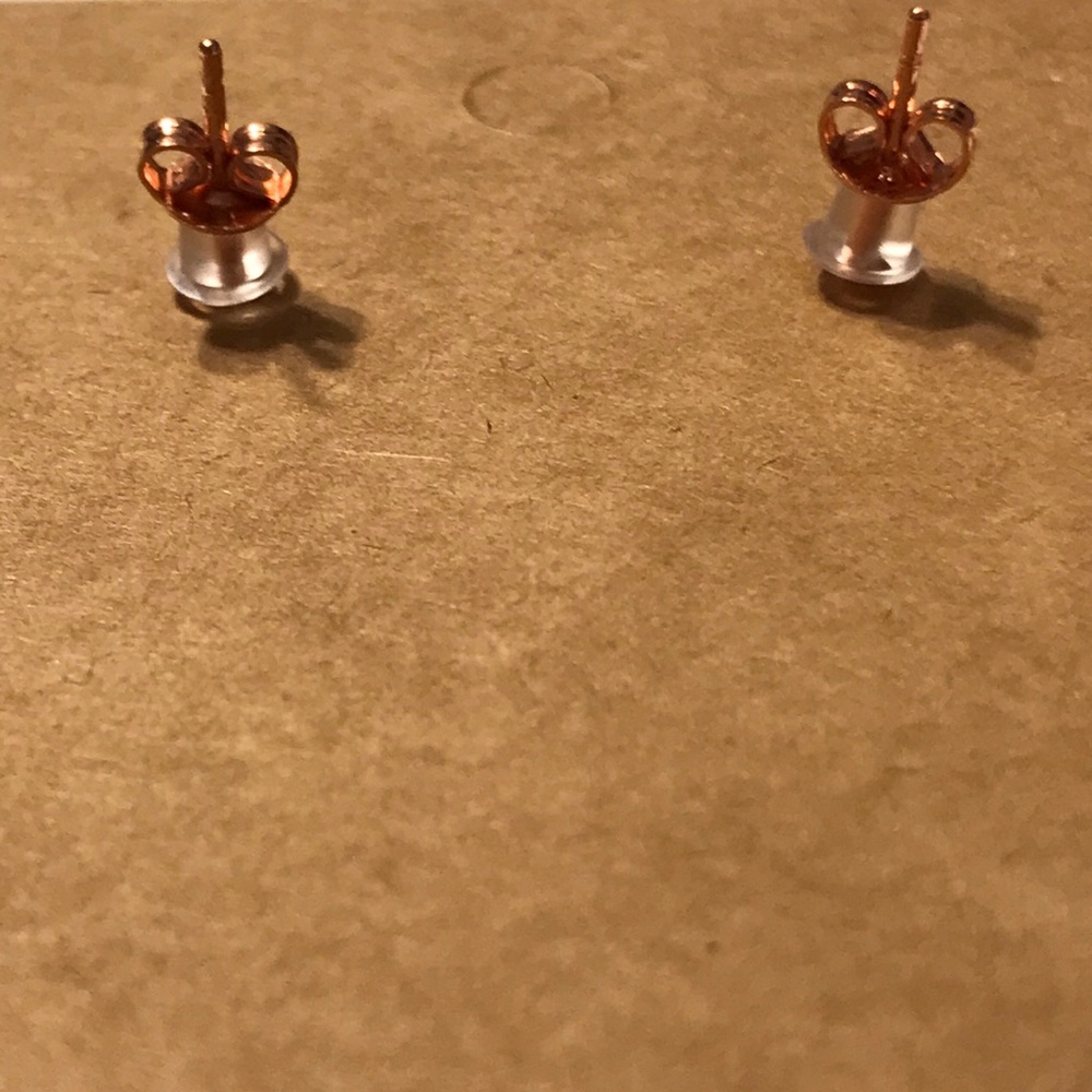 🆕14K Rose-Gold 🦋 w/Swarovski Crystals - Picture 4 of 4